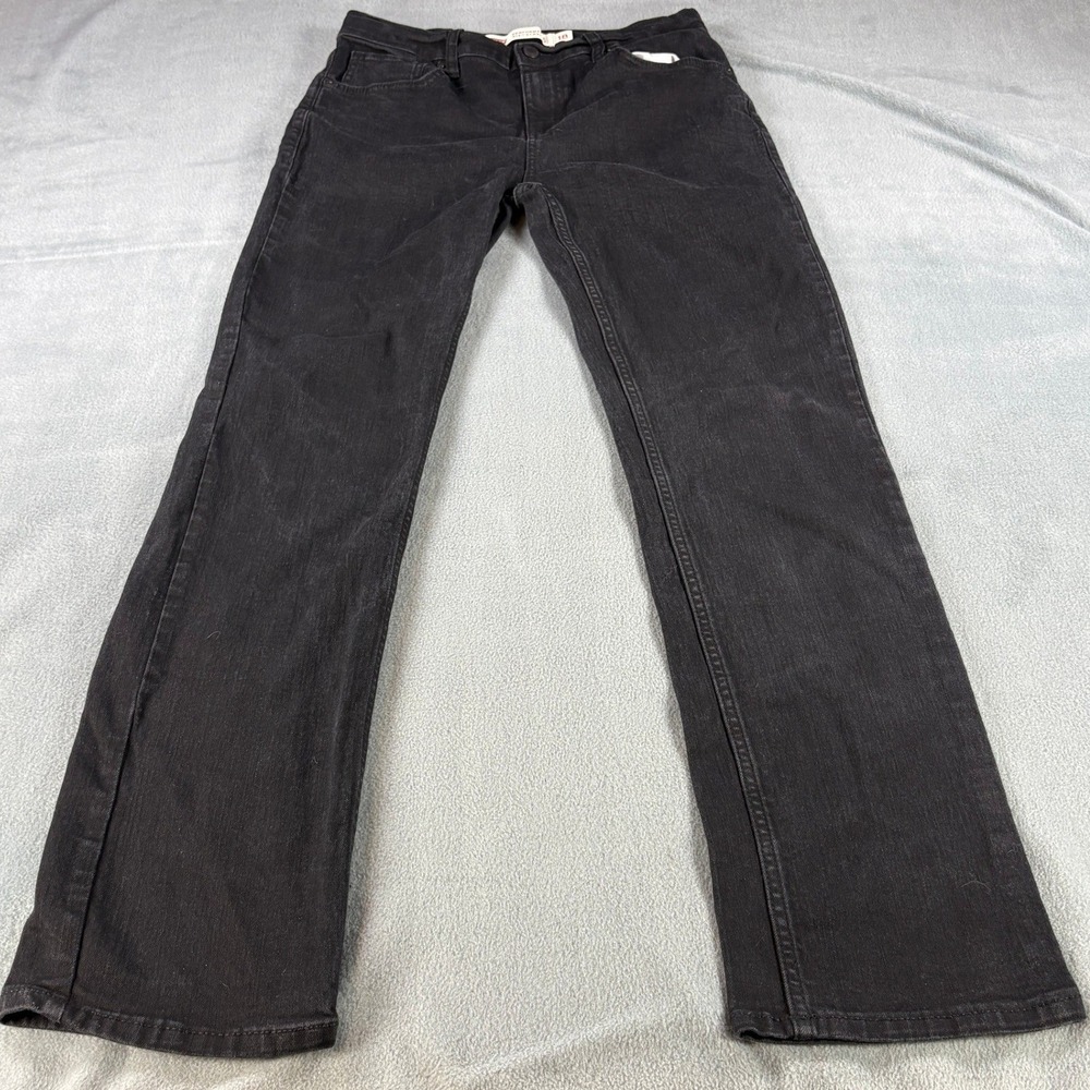 Levis 514 Performance Straight Jeans Boys 18 Reg Black Denim 29x31